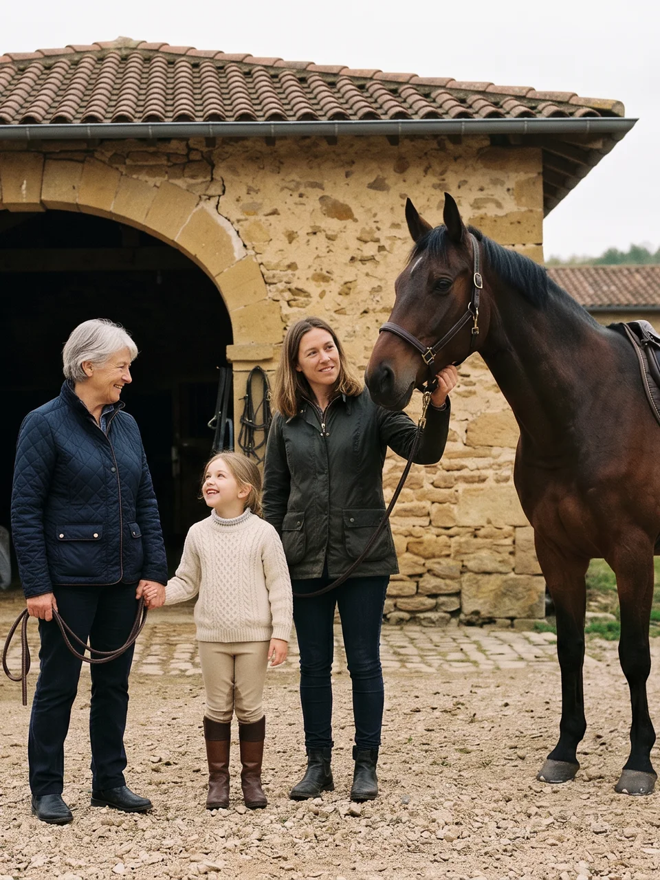 L'équipe, Écurie du Chambost, centre équestre à Brussieu